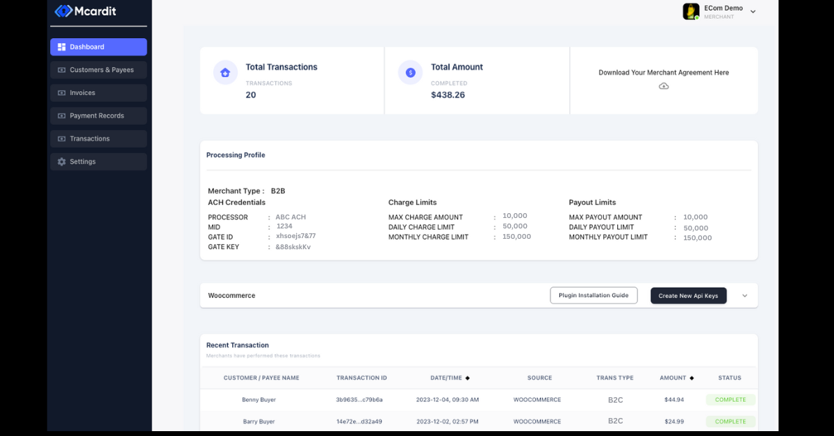 Mcardit Web Portal